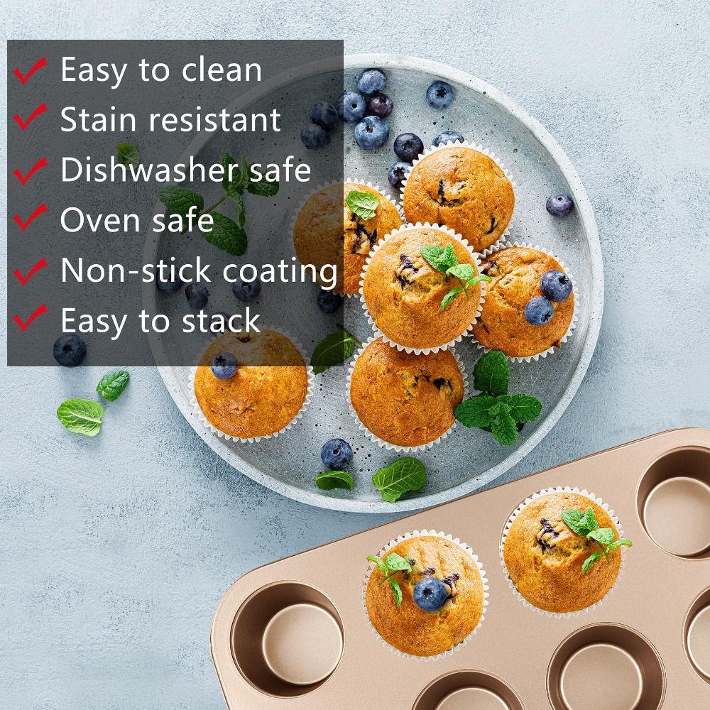 Heavy Duty Kitchen Baking Sheets with Round/Square Cake Pan Baking Supplies Professional Baking