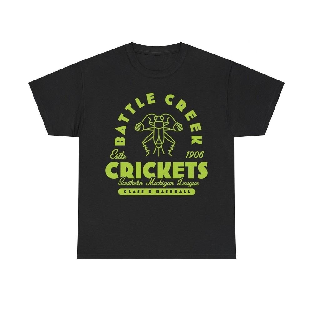 

Battle Creek Crickets Est 1906 Michigan Baseball T-shirt L