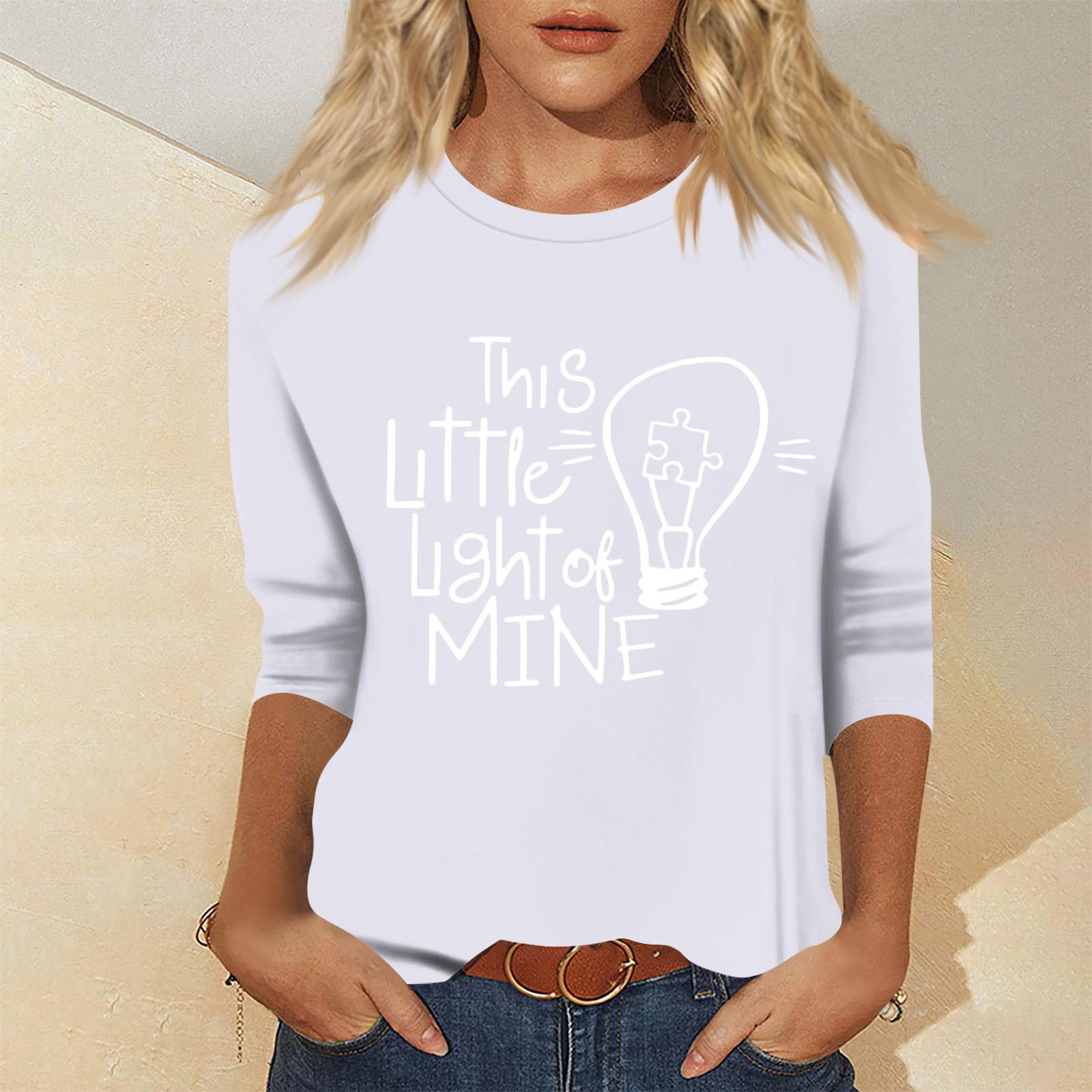 

Женская мода повседневный свитер с семью рукавами и принтом ко Дню святого Валентина M белый