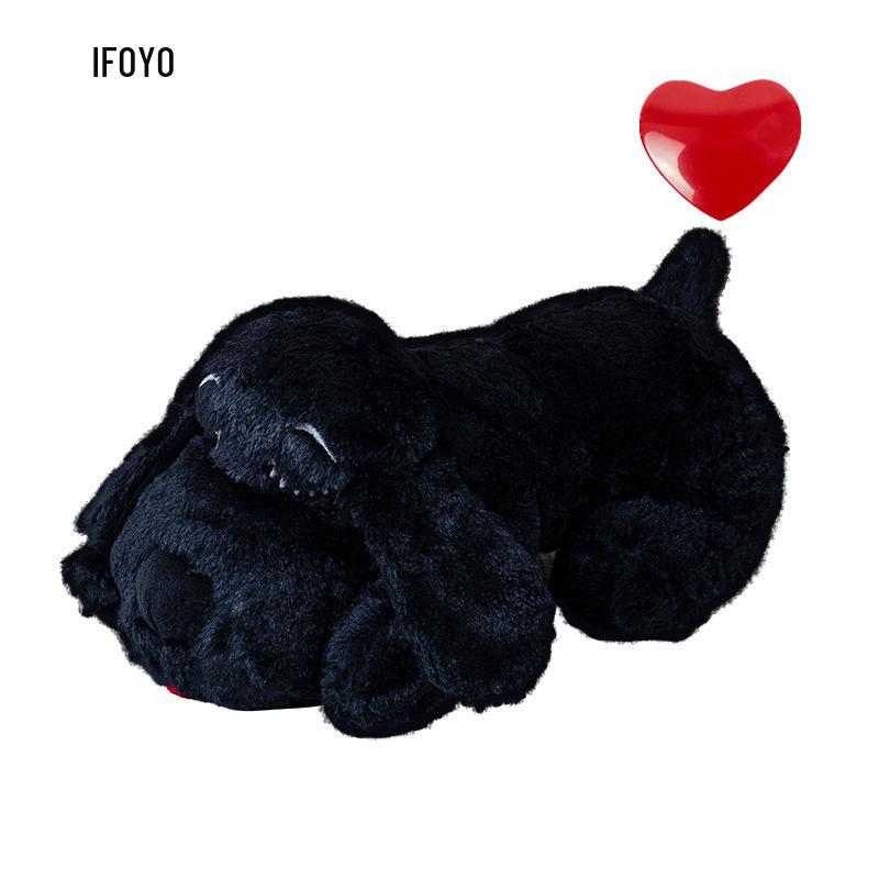 

Calming Plush Dog Toy with Simulated Heartbeat for Anxiety Relief