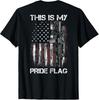 This Is My Pride Flag USA 4th of July Patriotic ON BACK Unisex T-Shirt
