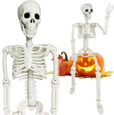 Squelette Lumineux Entièrement Articulé de 90 cm pour Décoration d'Halloween dans les Escape Rooms
