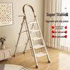 Compact Folding Telescopic A-Frame Ladder: Portable, Lightweight, Multi-functional, Indoor Use.