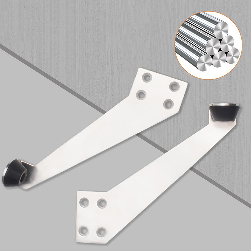 Elegant Floor Door Stop Steel Door Stopper Versatile Metal Doorstop Functional Door Stopper Robusts Door Wedge for Home