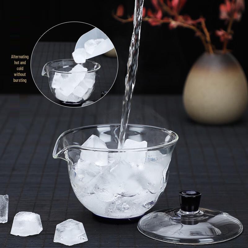 Shangqi High Borosilicate Glass Gaiwan Tea Cup