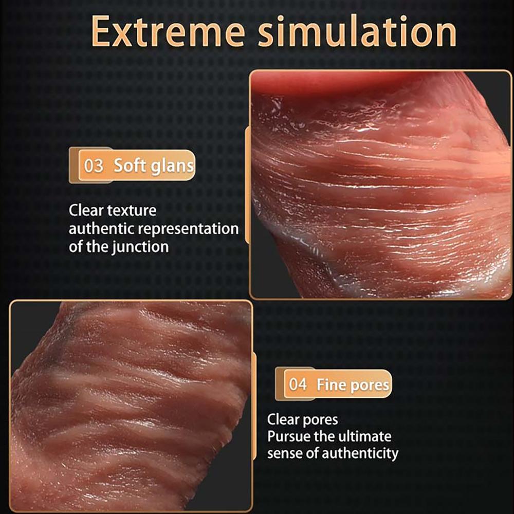 Realistic Dildo Telescopic Vibrator Masturbation Anal Plug for Women Thrusting Dick Penis Adult Heating Remote Control Sex Toys