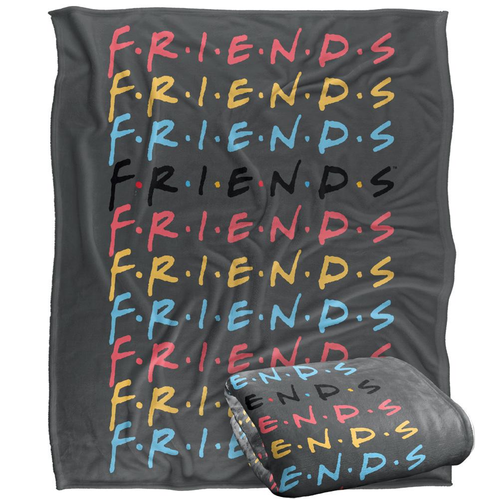 Friends Stacked Logo Blanket