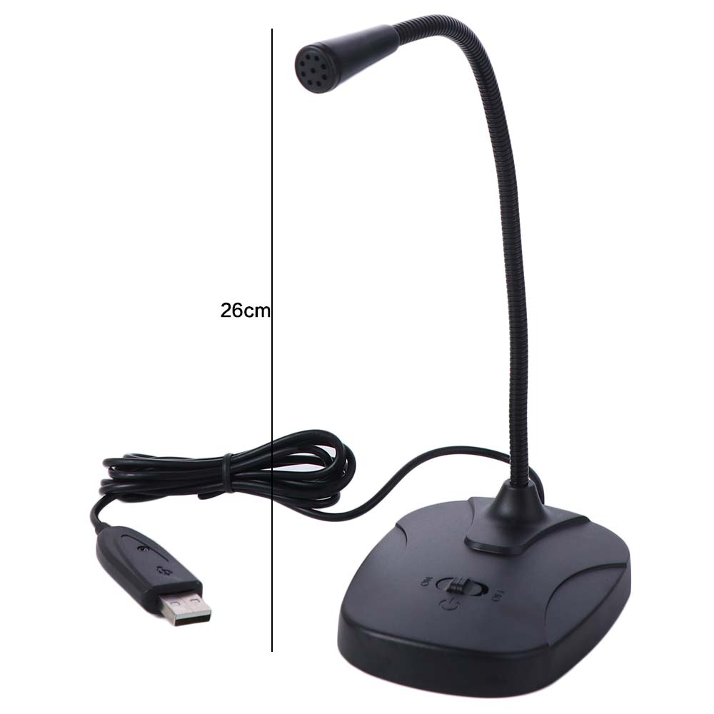 Adjustable Hose PC Computer Mic Hi-Fi High Fidelity Condenser Microphone  Professional Recording