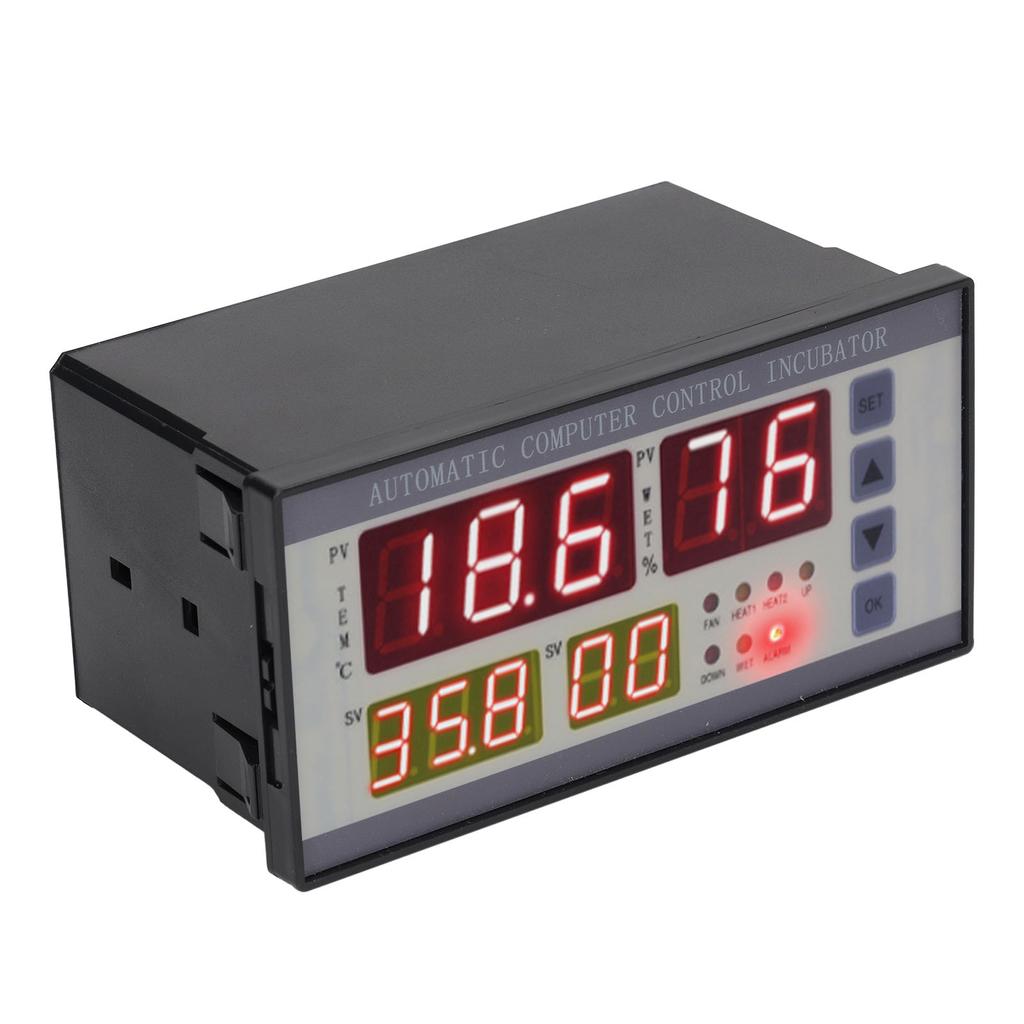 Incubator Controller Automatic Egg Flipping Temperature Humidity Control Incubator Temp RH Controller AC160V‑240V