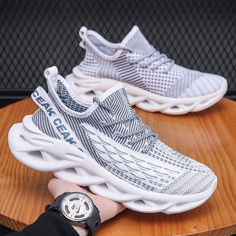Beliebte Kokosnuss Herrenschuhe Blade Mesh Mesh Schuhe Sportlich Lässig Laufen Ultraleicht Große Größe 47 Plateau Trendschuhe Herren