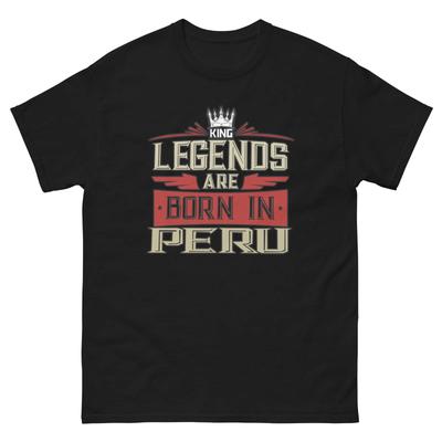 LEGENDEN WERDEN IN PERU GEBORENKlassisches Herren-T-Shirt