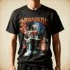 Merry Christmas Megadeth Band Cotton Unisex Black Full Size Tee Shirt
