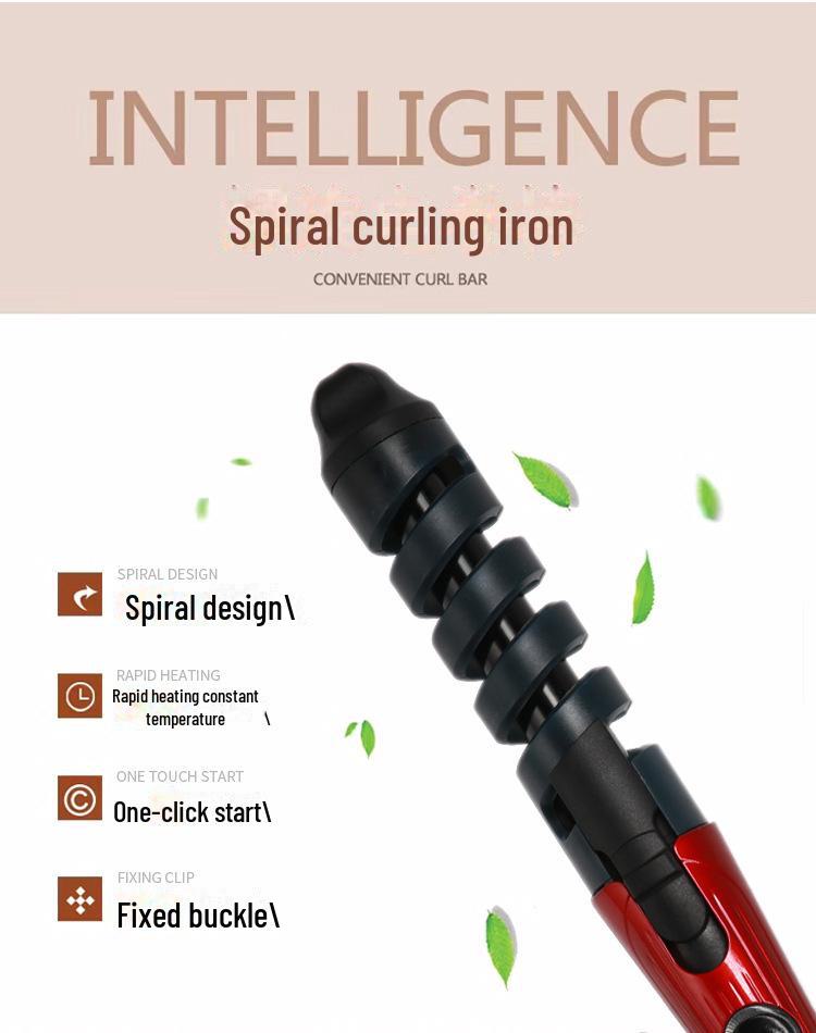 Ceramic Electric Curling Iron with Cross-Border Automatic Features and Negative Ion Technology