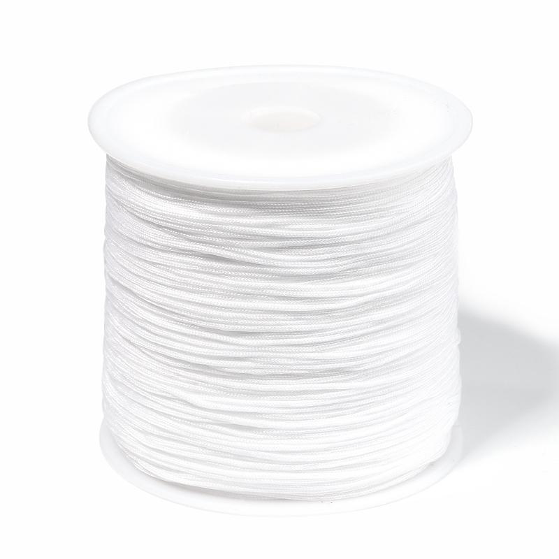 90M/Roll 0.8mm Jade Thread Hand-woven Rope Braided Beaded Thread for DIY Bracelet Jewelry Handcraft Cord Material Wholesale