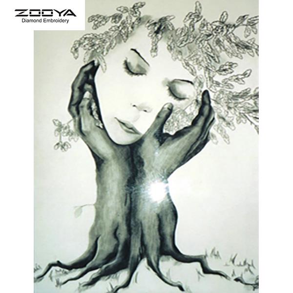 

ЗООЯ DIY 3D круглая алмазная картина ласка вышивка крестиком домашний декор