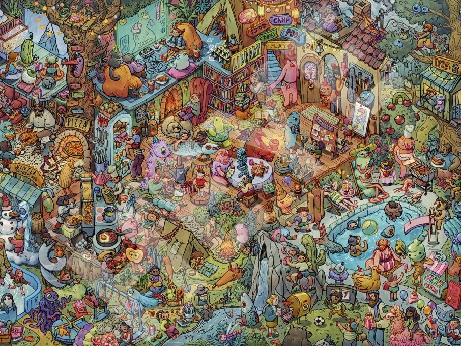 Fun With Friends Puzzle 1500 Teile