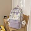 New Schoolbag, Japanese INS Style, High Aesthetic, Fresh Sweet, Cute Cartoon Backpack, Lightweight Backpack for Middle and High School Students