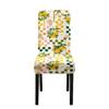 Printed Chair Cover Instagram Style Botanical Pattern Elastic Chair Cover All Season Universal Integrated Backrest Chair Cover