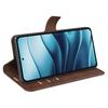 For OnePlus Ace 5 Pro 5G/Ace 5 5G/13R 5G Stand Case Anti-Scratch Calf Texture Leather Phone Cover