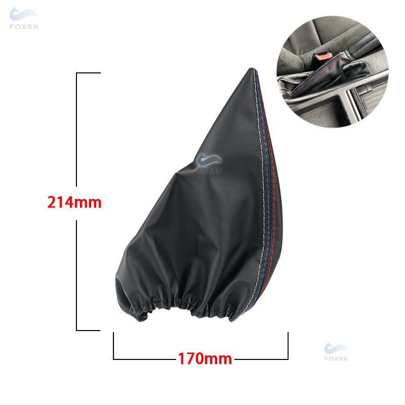For BMW 3 Series E36 E46 E30 E34 M3 Z3 2PCS Car Accessories Inner Gear Shift Collars Manual Handbrake Gaiter Boot Leather