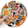 50 Basketball Sports Stickers for Skateboards, Luggage, Laptops, Cars, and Motorcycles