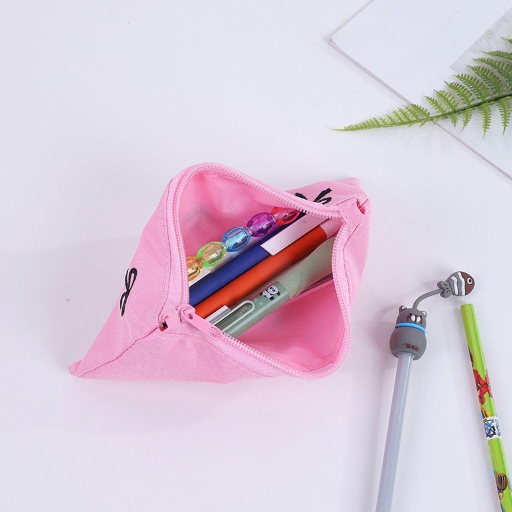 Lovely Print Cute Embroidered Bag Bowknot Cosmetics Bag Funny Storage Bag