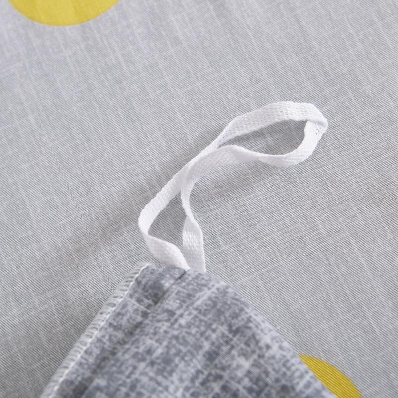 1Pc Abstract Geometric Duvet Cover 100% Cotton Triangle Striped Patterned Quilt Cover with Zipper and Ties Queen Size Bedding