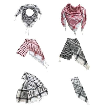 Man Large Shemagh Scarf Arabic Headscarf Comfortable Head Scarf Breathable Neckerchief Desert Scarf