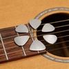 6Pcs 0.3mm Stainless Steel Picks, Sturdy Durable Metal Plectrums, Perfect for Acoustic Guitar, Electric Guitar, Ukulele ZSY