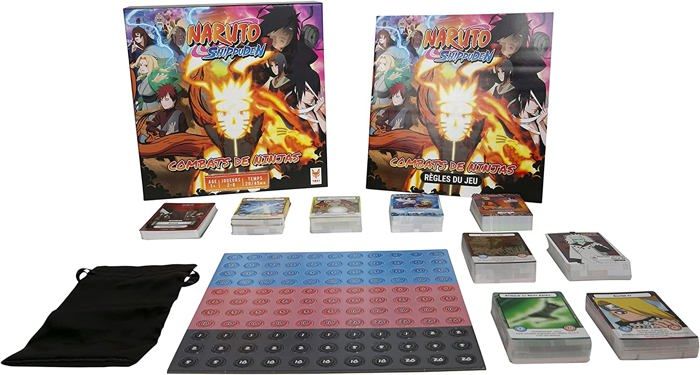Naruto Shippuden Board Game - Topi Games - 30 Min - 2 Players or More - Red