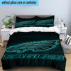 Philadelphia Eagles 3PCS Bedding Set 2D Printing (Includes 1 Duvet Cover + 2 Pillowcases Coreless), Bedroom decor,Fan gift
