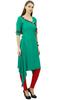 Phagun Angrakha Style Rayon Womens Tunic Kurta Pom-Pom Designer Kurti Top Indian