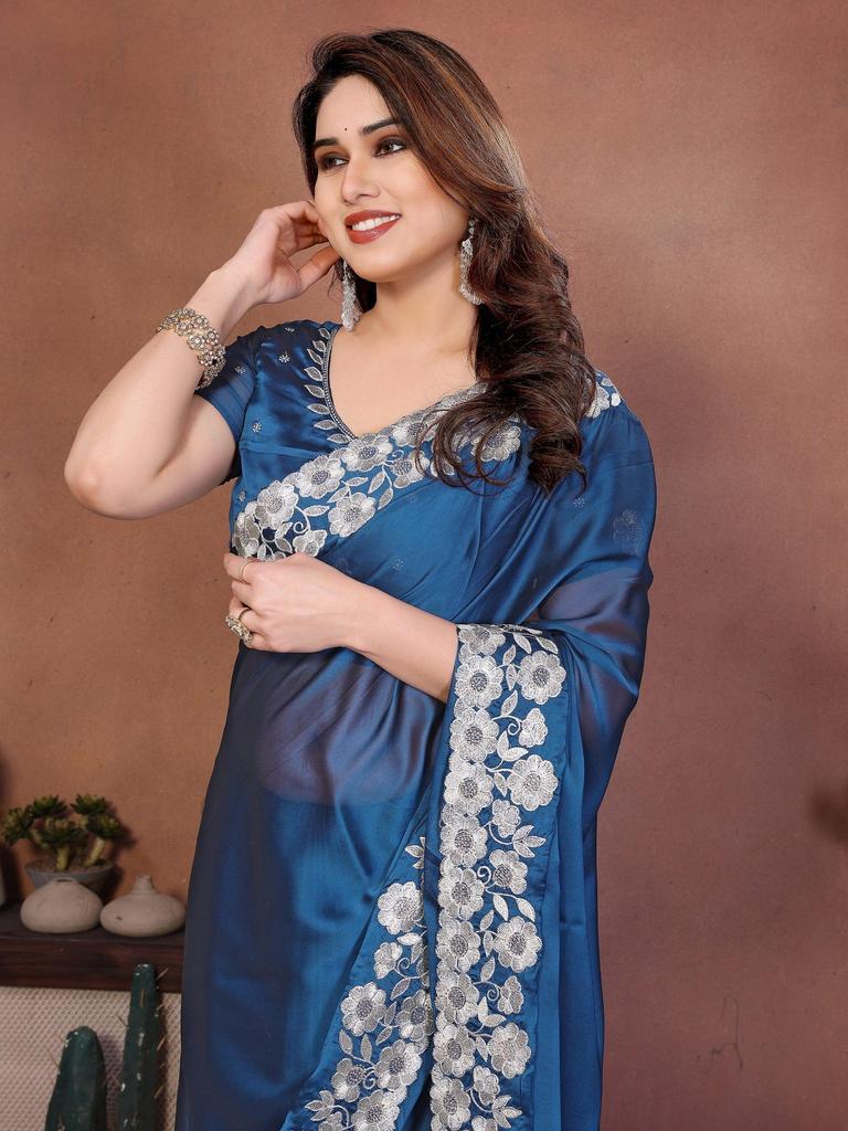 Premium Launch – Party Wear Soft Rangoli Silk Saree