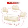 Spice Rack Organizer Hanging Kitchen Basket Lightweight Wall Mount Wire Storage for Office