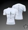 2024PRO Men's Fitness Quick-Dry Bodybuilding T-Shirt - Breathable, Tight Abdomen Shaping, Short Sleeve.
