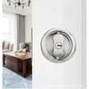 Round Pocket Door Lock, With 3 Keys, 304 Stainless Steel, For Bedroom, Kitchen, Bathroom, Laundry Room - RIpj