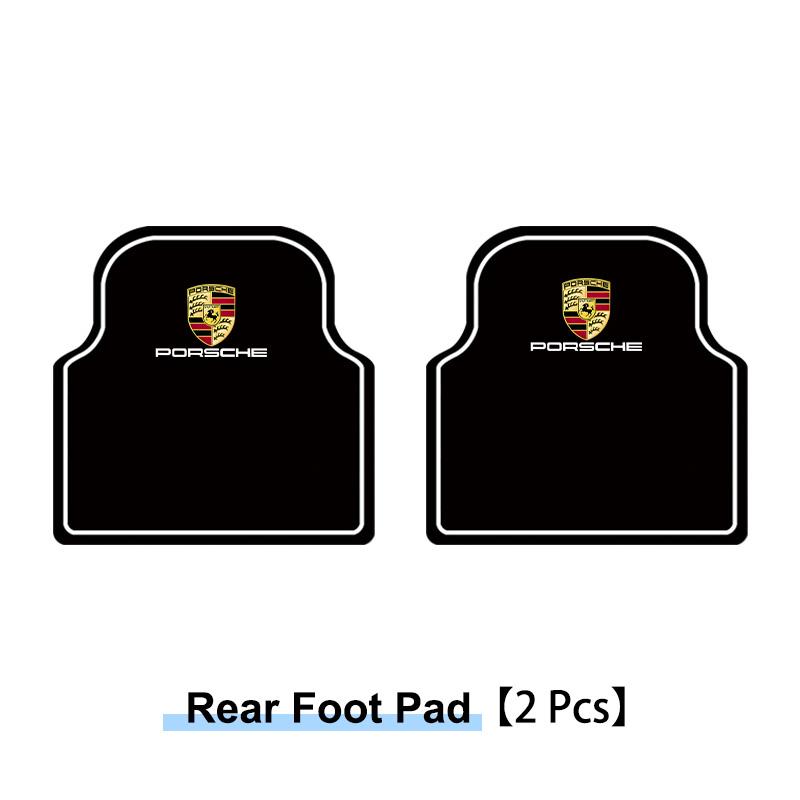 

New Car Floor Mat Front & Rear Diatomaceous Earth Floor Mat for Porsche Panamera Cayenne Taycan 911 Macan Carrera-GT 928 sticker