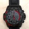 Used LUMINOX 3581 Chrono Black X Red