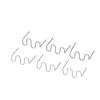 500Pcs 0.6/0.8mm Hot Stapler Staples For Plastic Welder Plastic Repair Standard Pre Cut Wave Staples Welding Soldering Tools