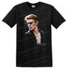 David Bowie Thin White Duke Portrait T Shirt Rock Music Glam Retro Tee