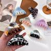 Fashionable Acetate Hair Claw With Geometric Lines Beautiful Hair Clip For Women