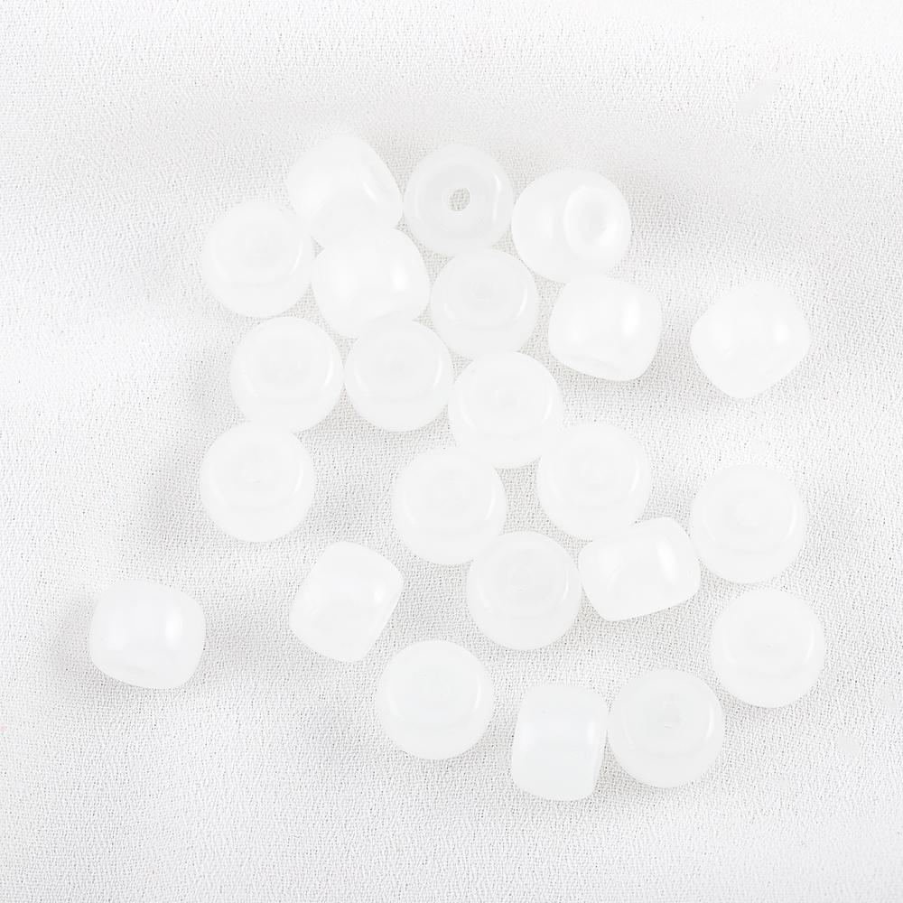 120pcs 8.5mm Colorful Glass Apple Beads Flat Round Cylindrical Spacer Bead DIY Craft Necklaces Bracelet Jewelry Making Materials