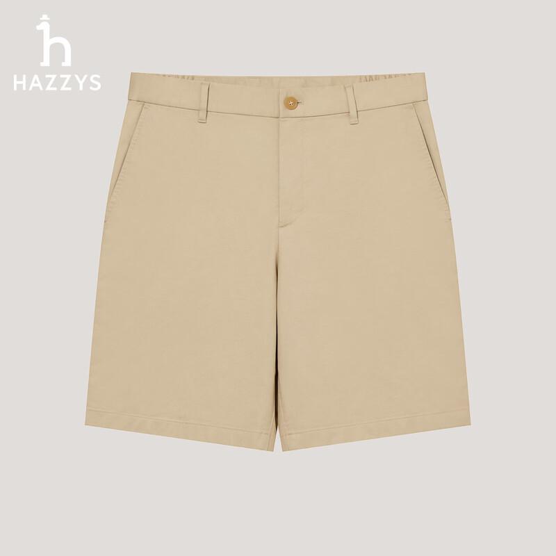 HAZZYS Men s 2026 Summer Cotton Blend Casual Shorts 36