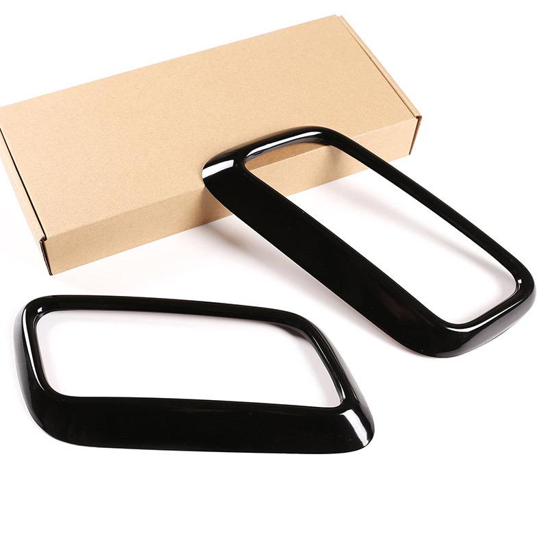 For Land Rover Range Rover Sport (New Energy P400) 18-21 Stainless Steel Black Exhaust Pipe Cover Muffler Pipe Cover Auto Parts