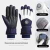 Winddichte, wasserdichte Skihandschuhe für das Radfahren im Freien im Winter, warm und kältebeständig mit Touchscreen-Funktion und dickem Samtfutter.