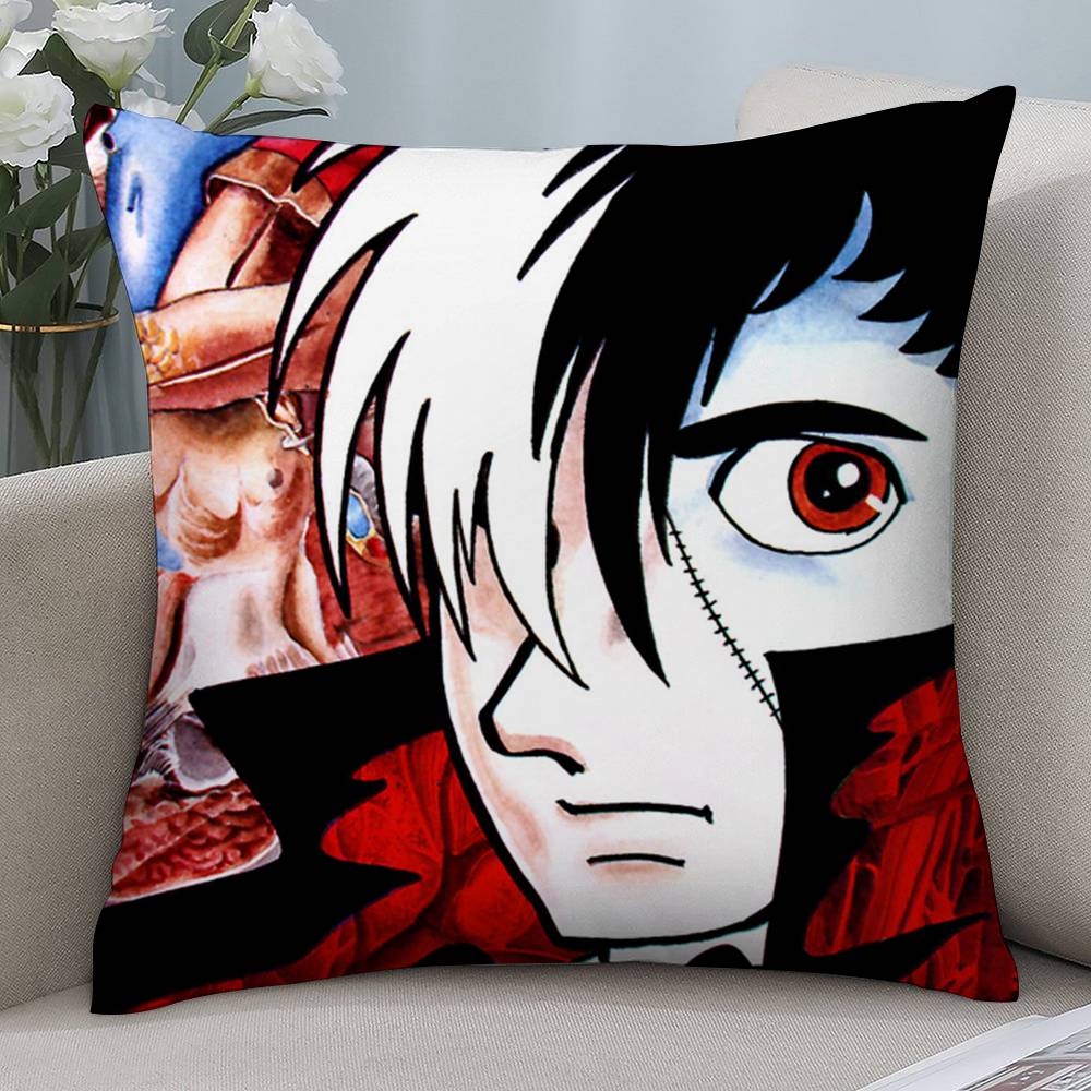 

Аниме Блэк Джек Наволочка Короткий плюш Двусторонняя печать Квадратные наволочки для диванных подушек Домашний декор для дивана 12x12Inch