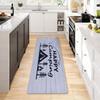 Novedad Alfombra de Pasillo Estilo Rústico Casa de Campo Autocaravana Camping Estampado Antideslizante Suave Alfombra de Suelo para Cocina Pasillo Entrada Decoración