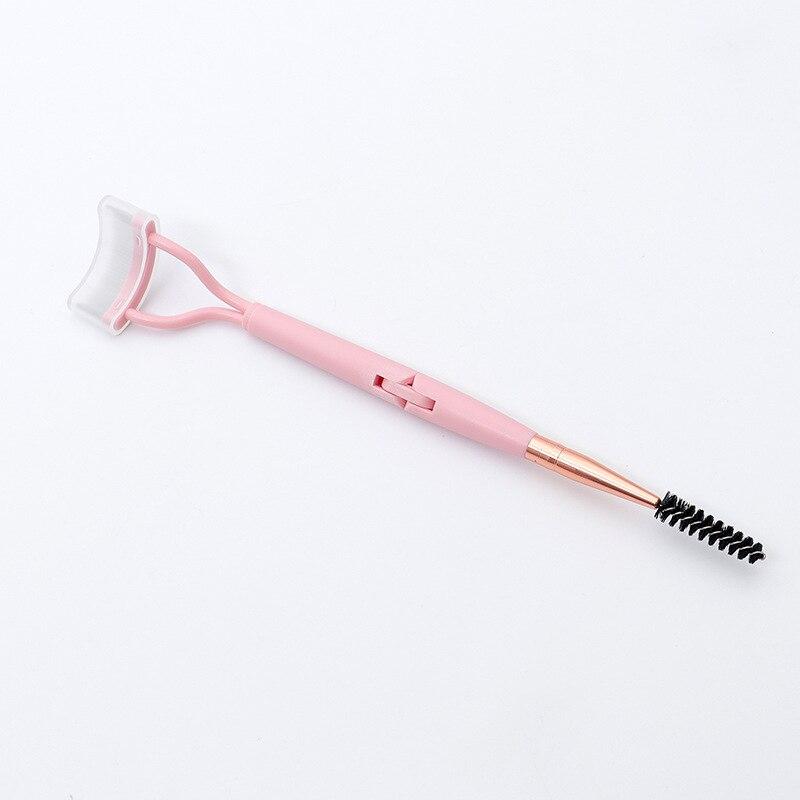 Double Head Eyelash Curler Eyelash Brush Makeup Lash Separator Brush Mascara Curl Eye Beauty Makeup Cosmetic Tool YSL