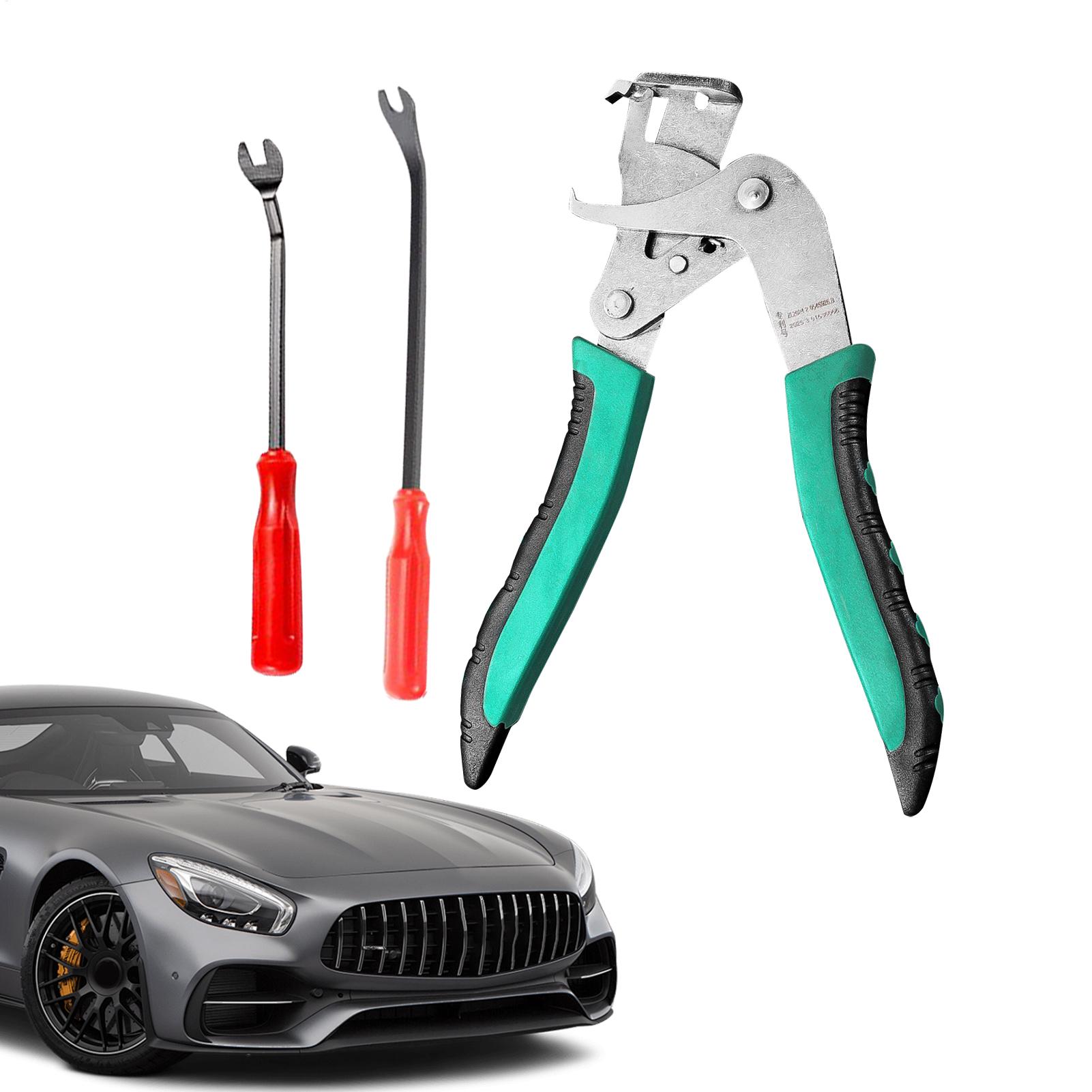 

3pcs/set Car Clip Pliers Diagonal Buckle Calipers Car Rivet Tightening Clamp Wire Stripping Staple Screwdriver Remove Tool CHINA