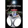 Solar Folding Soccer Light Rechargeable LED Bulb Lamp Outdoor Camping Night Market Stall Power Outage Emergency Lighting Torch